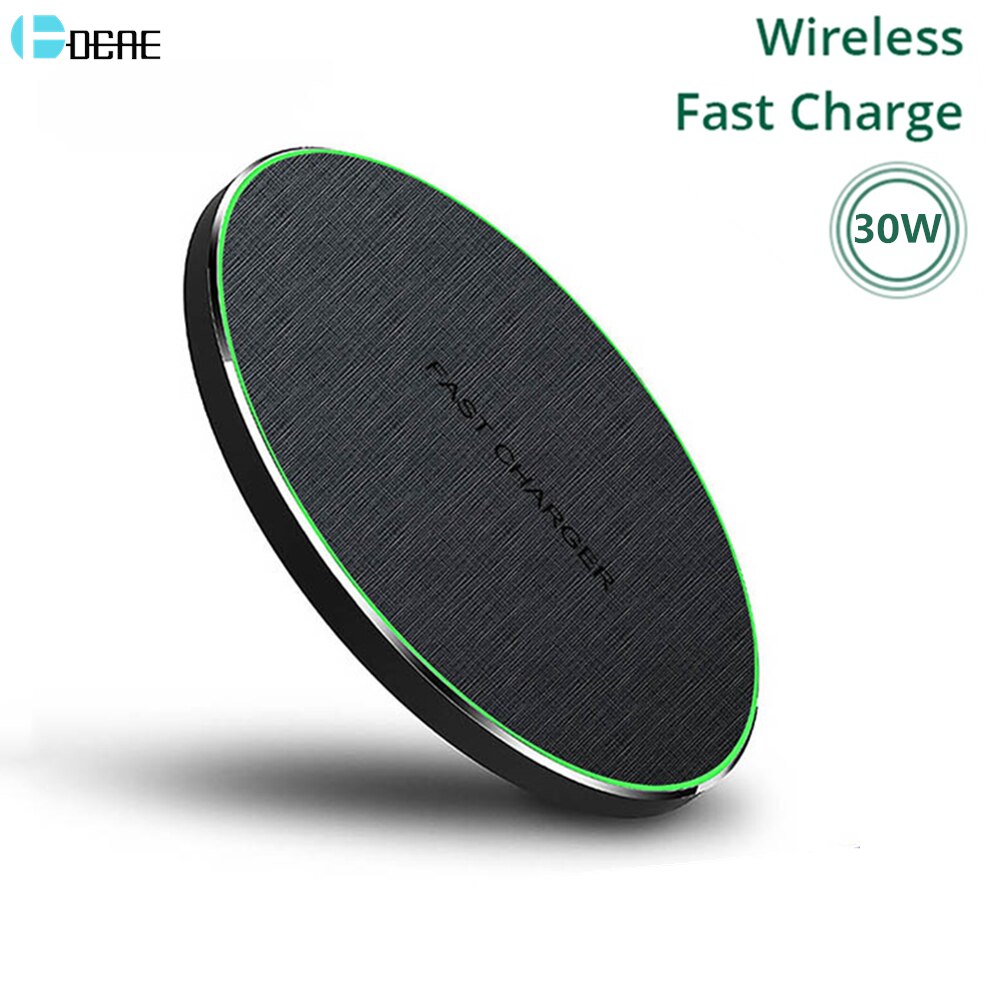 30W Quick Qi Draadloze Oplader Dock Voor Samsung S21 S20 S10 Note 20 10 Iphone 12 11 Pro Max xs Xr X 8 Inductie Snel Opladen Pad