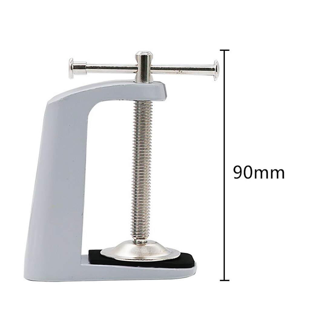2 Stuks Verstelbare Arm Klem Tafellamp Clip Swivel Lock Houder Metalen Standaard