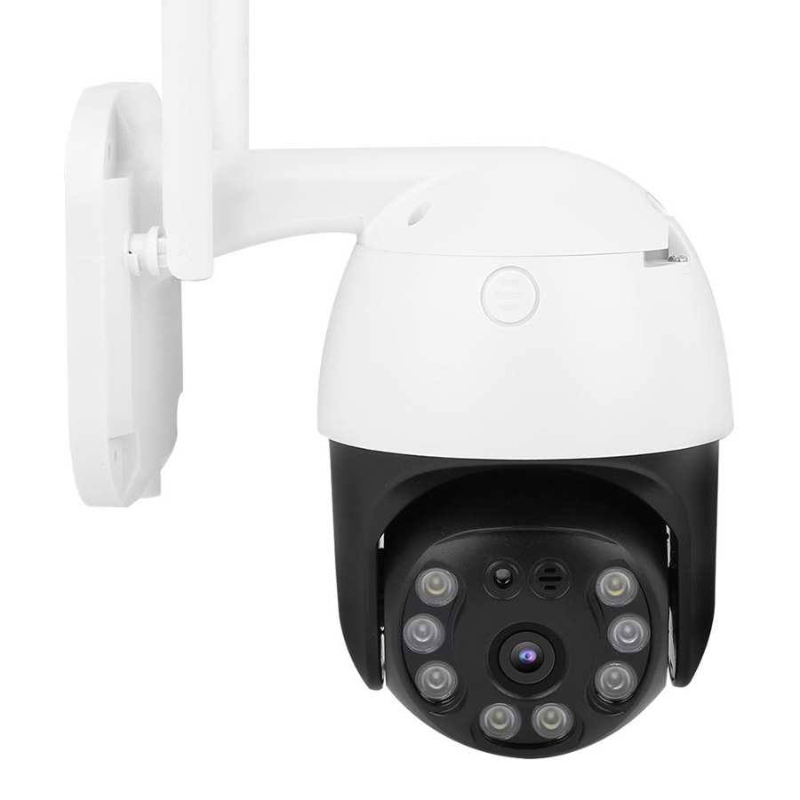 Wifi Camera 3MP Wifi PTZ Camera 8 Lights IP66 Waterproof Human Detect Night Security CCTV 100&#8209 240V Pan Tilt Camera