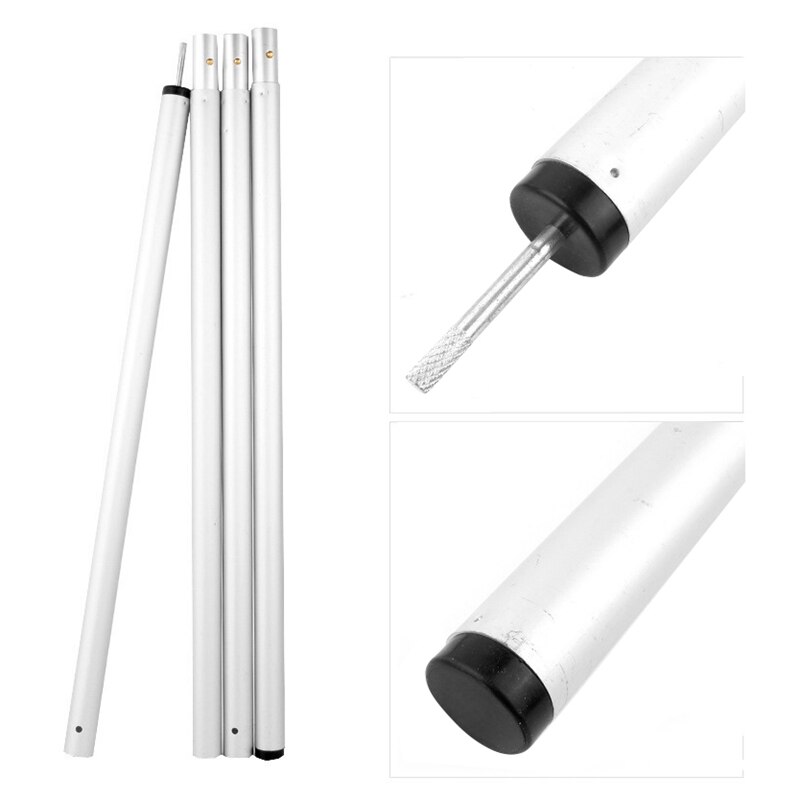 2 sztuk 280mm składany namiot Polak podpórka odkryty kemping markizy pręt namiot plażowy pręty akcesoria robić namiotów schrony