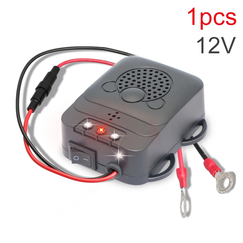 Repelente ultrasónico de ratas para coche, luces estroboscópicas de 8 LED, repelente de roedores, alarma de ultrasonido, repelente de ratas de ratón para Auto/Interior/almacén: Amarillo claro