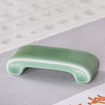 Multifunctional Ceramics Chinese Calligraphy Brush Holder Rest ink stick Rest: Style 4