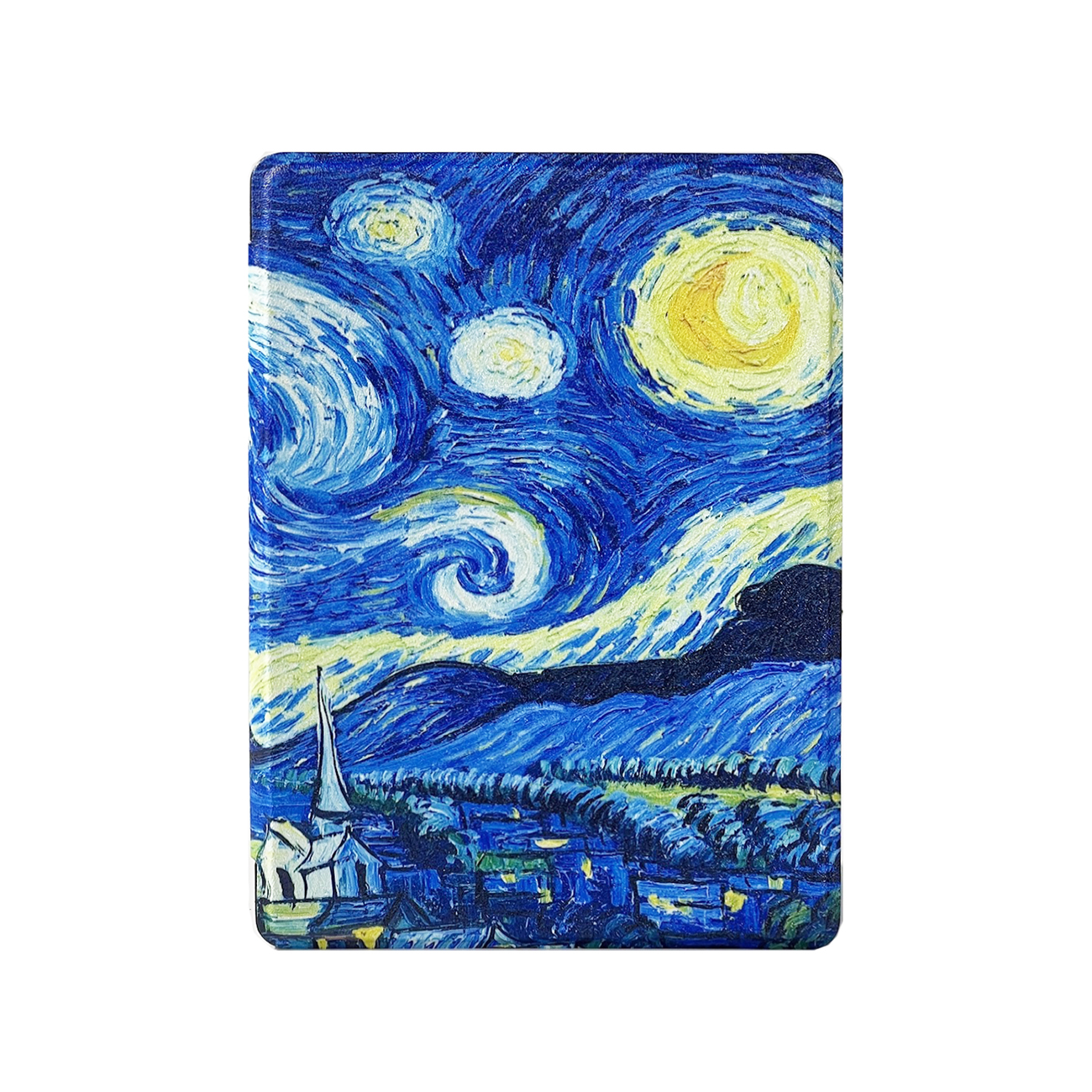 Funda de cuero para KOBO AURA EDITION 2 Funda de 6 pulgadas N236 eReader Ebook Funda Capa Folio magnética Auto Wake Sleep Print Book Cover: Negro