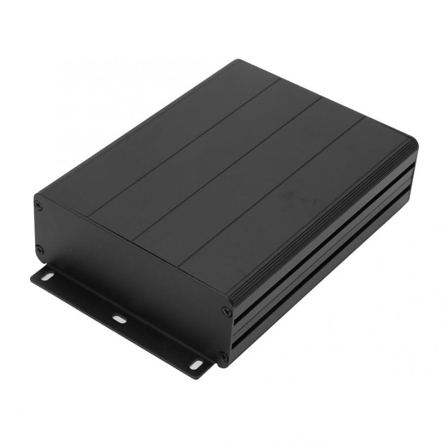 Extrusora de caja negra mate, carcasa de aleación de aluminio, carcasa GPS, 45x122x160mm