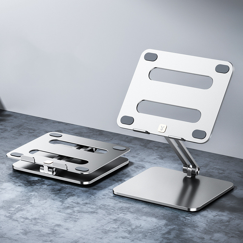 Full Aluminum Alloy Tablet Stand Adjustable iPad Pro Holder Tablets Drawing Stand Foldable Cell Phone Free Liftting iPad Stand