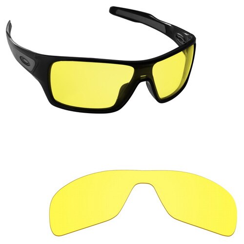 ToughAsNails Polarisierte Ersatz Linsen für Oakley Turbine Rotor Rahmen-Sorten: Clear Yellow