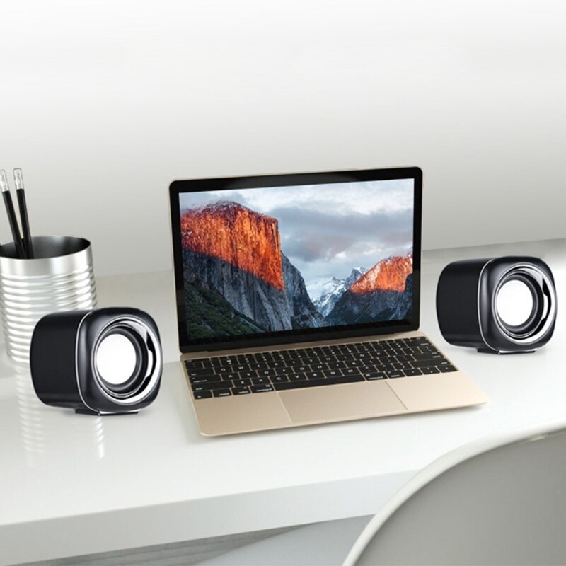 USB Wired Computer Speakers Deep Bass Sound Box Speaker For PC Laptop Powerful Subwoofer Multimedia Loudspeakers