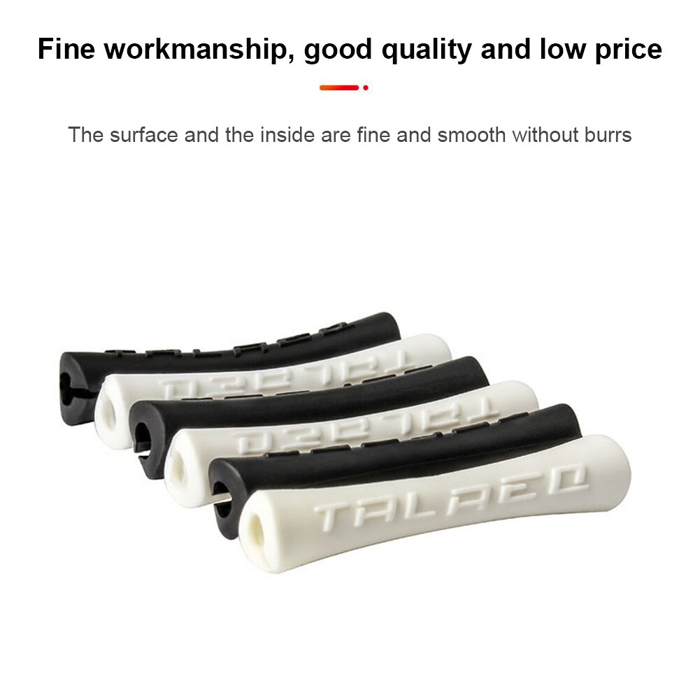 6/8pcs Anti-rubbing Bicycle Cable Protector Bicycle Brake Shift Cable Guard Anti-Friction Bike Frame Protector Tubes Cable Cover