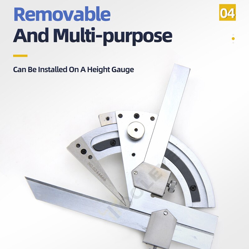 320° Universal Angle Ruler Bevel Protractor Angle Measuring Instrument Carbon Steel Angle Ruler Woodworking Find Angle Tools