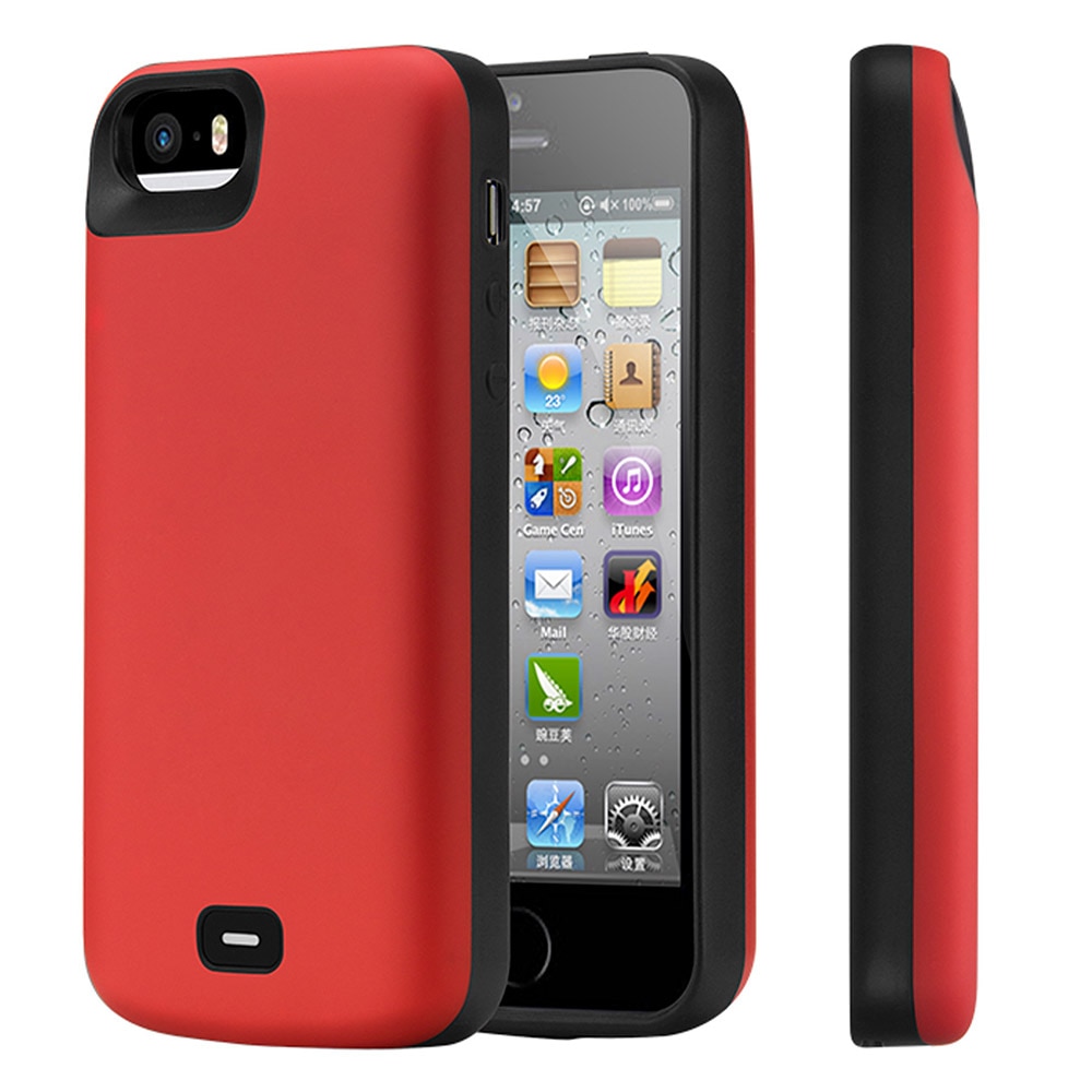 4000 Mah For iphone 5 5S SE Battery Charger Case Smart Phone Cover Power Bank For iphone 5 Battery Case