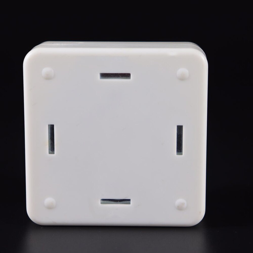 60 Minuten Kookwekker Voor Koken Witte Vierkante Dial Timer Count Down Alarm Herinnering Draagbare Mini Tafel Kantoor Leren