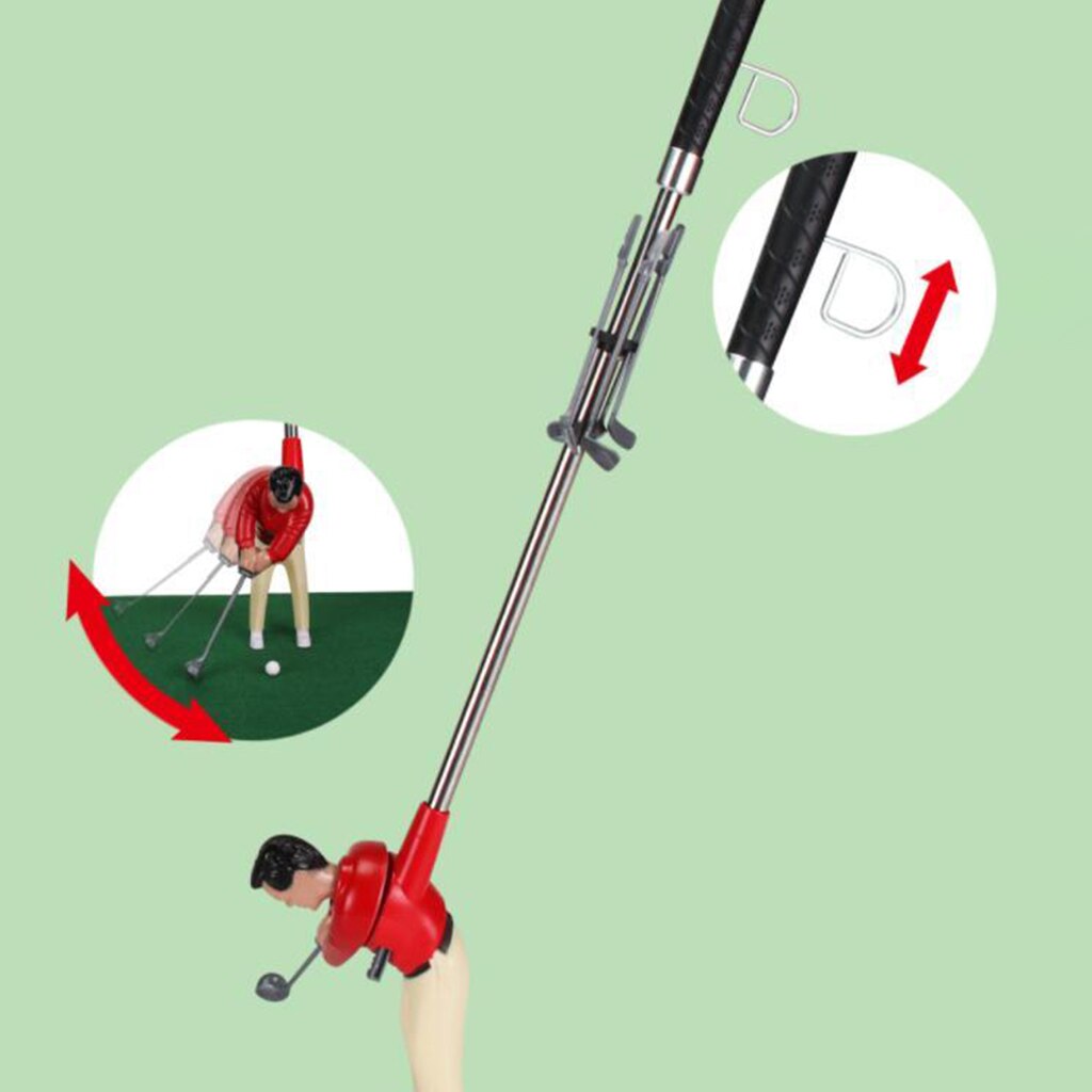 Golf Practice Set Mini Golf Ball Sport Set Golf Club Red