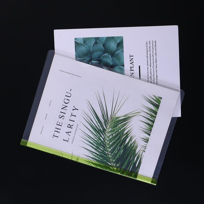 10pcs Transparent File Folder Sliding Bar Report Covers for A4 Report Display Cover Organizer Binder