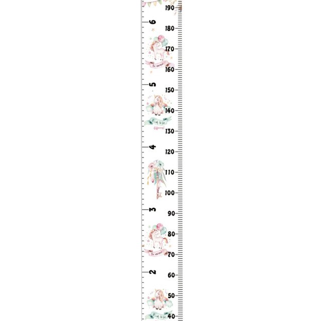 20*200cm nordiska ins stil barn dekorativa tillväxtdiagram höjdmått linjaldiagram för dekoration hantverk hem konst prydnad: 4