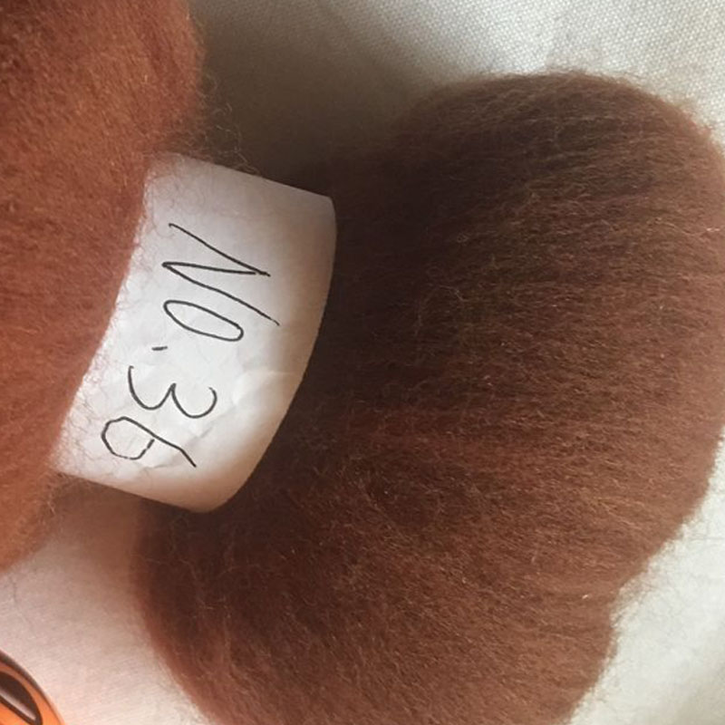 WFPFBEC 70 s Australië GEKAMD 100% WOL fiber merino diy wol voor neddles vilten 50g 100g NR 36