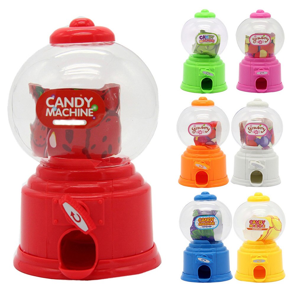 Søde søde mini slik maskine boble dispenser mønt bank børn legetøj børn sal 99