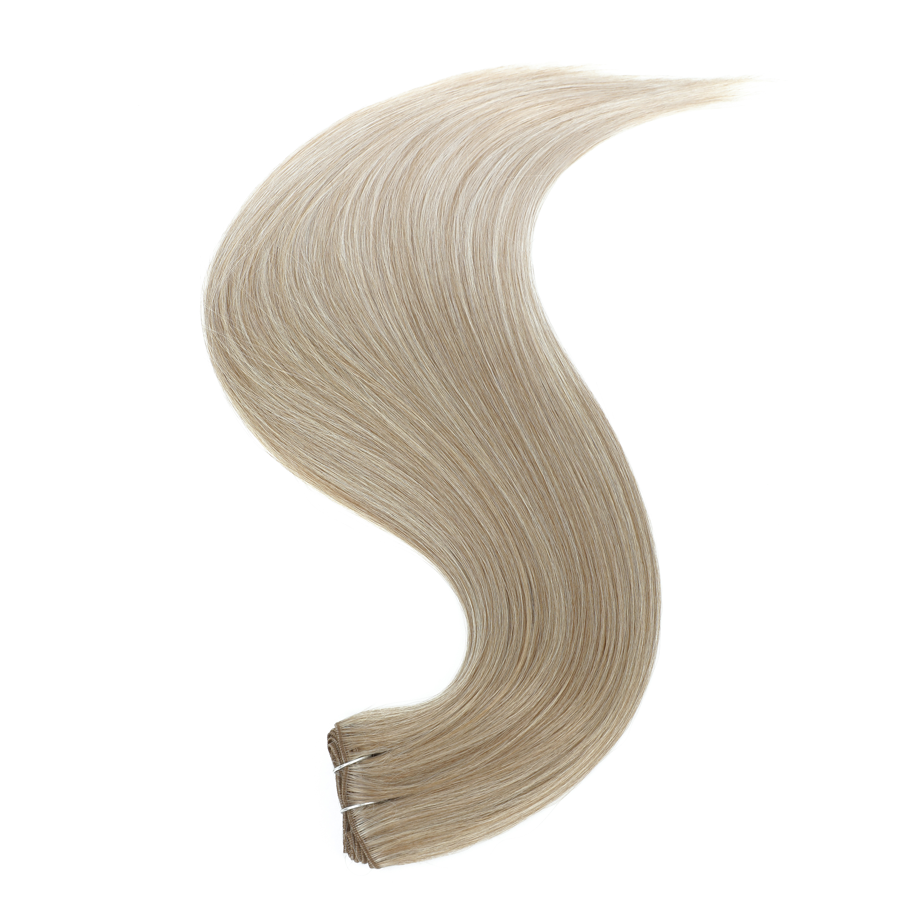 Extensiones de cabello liso de 26 pulgadas, mechones de cabello ombré, pelo de fibra resistente al calor, tejido de pelo liso sintético