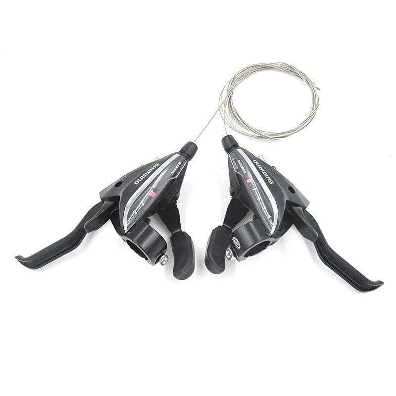 21/24/27speed MTB Bike Thumb Shifter Top Mount Shifters with Inner Cable Gear Shifter Lever EF65-7-8-9 Accessaries: EF65-9