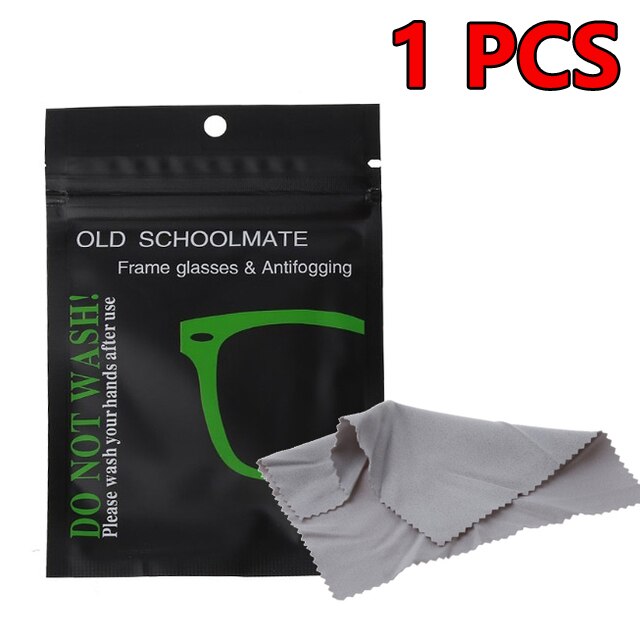 30Pcs Reusable Anti-Fog Glasses Wipes Suede Pre-moistened Antifog Lens Cloth Defogger Eyeglass Wipe Eye Glasses Prevent Fogging: 1pcs
