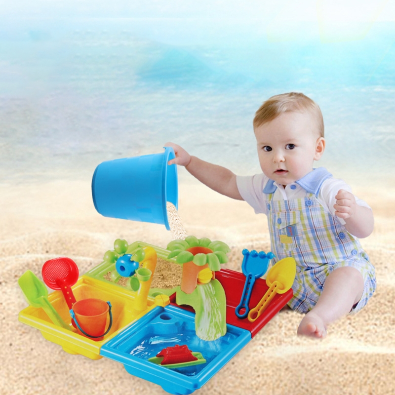 Bath Beach Toys for Infants 6-12 Months Digging Sand Bucket Fun Toy K92D