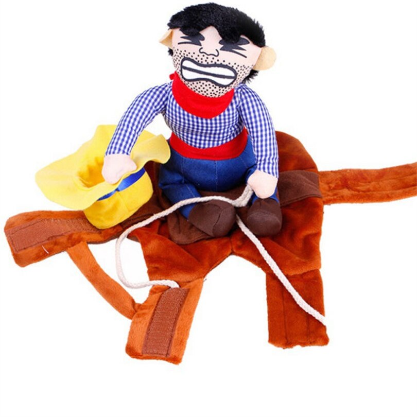 Novelty Halloween Dog Costumes Pet Clothes Cowboy Dressing up Jacket Coats for Dogs Funny French Bulldog Chihuahua Pug Clothing