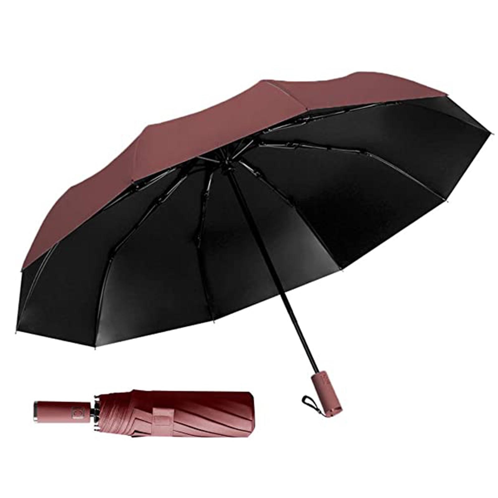 Automatic Stormproof Umbrella Mini Automatic Umbrella Rain Women Wind Resistant Portable Outdoor Umbrellas