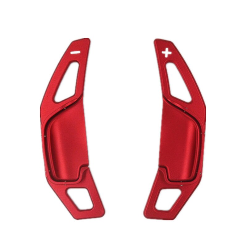 2PCS Car Shifters Gear Shift Steering Wheel Extension Paddle Fit For Toyota RAV4 Camry: Red