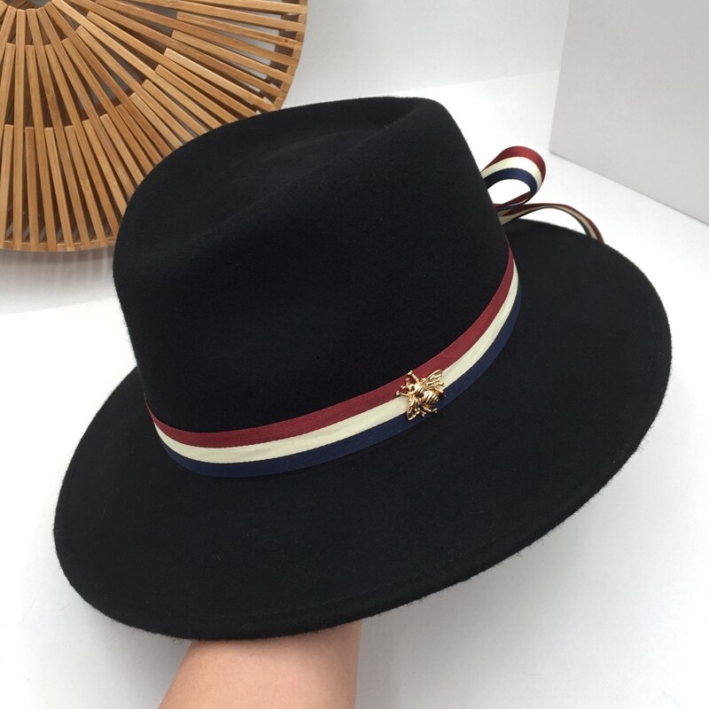British jazz cap wool Ms qiu dong aristocratic small wind restoring ancient ways suction hat party hats fedoras panama