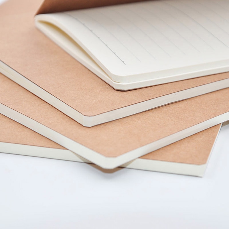 2PCS A5 kraft paper Traveler notebook inside page Diary notebook Various styles