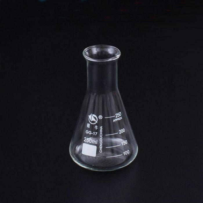 4 Stuks 50 Ml Tot 2000 Ml Trompet-Vormige Glazen Erlenmeyer Glas Erlenmeyer Lab Glas Driehoek Fles borosilicaatglas Pyrex