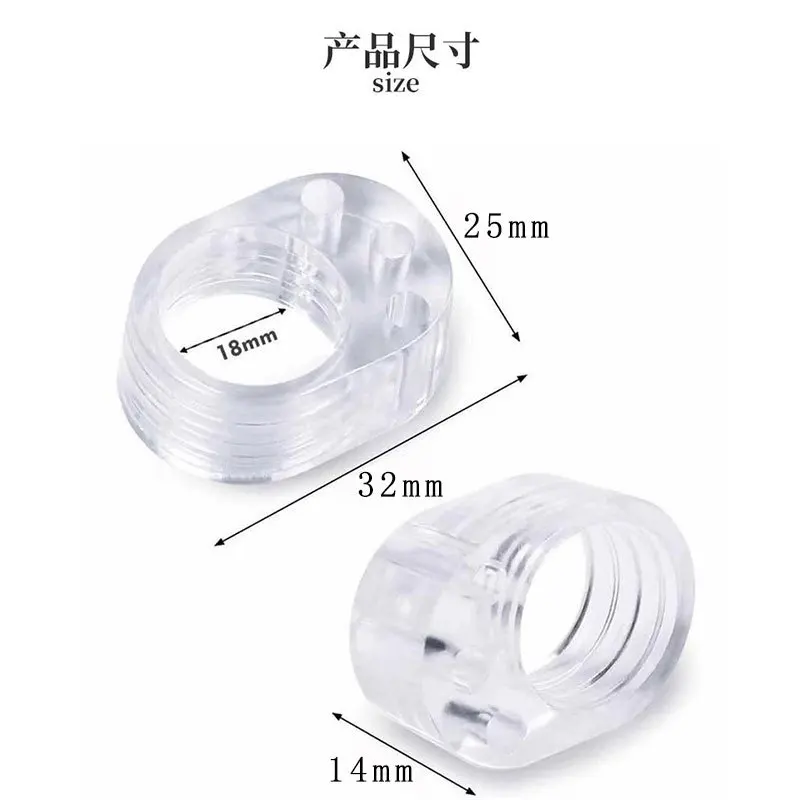 Türstopper, transparent, Silikagel, Türgriff, Puffer, Wandschutz, Türklinke, Stoßstange, Wände, Möbelschutz