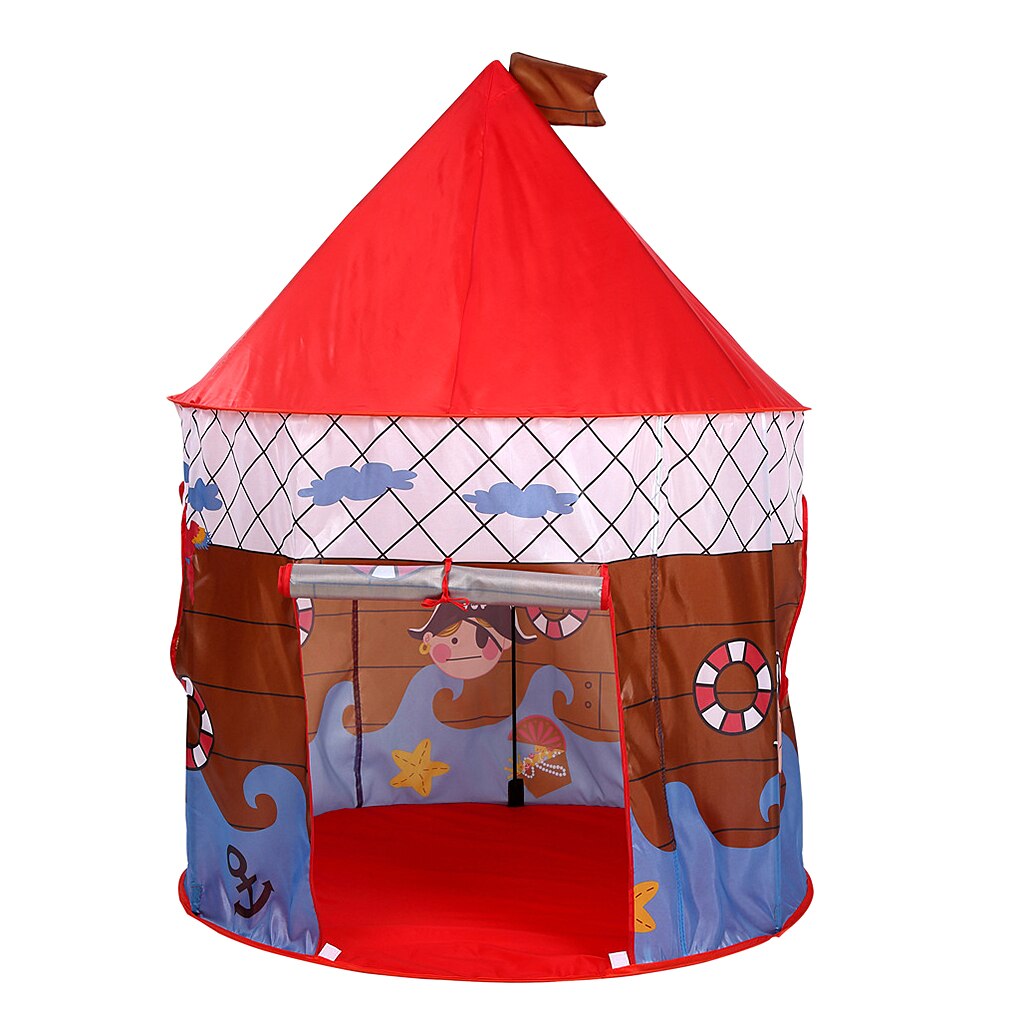 Pirate Themed Up Play Tent Indoor Outdoor Play House for