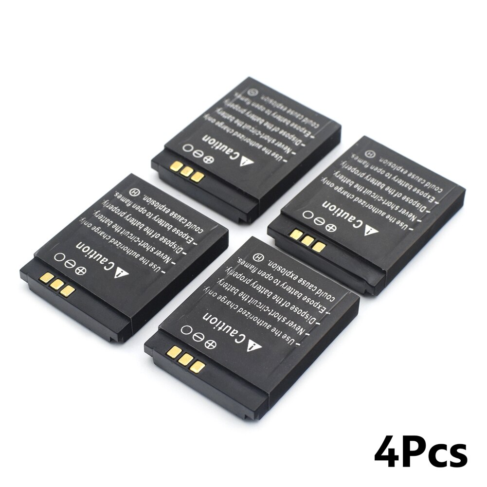 POSTHUMAN-batería recargable de polímero de litio para reloj inteligente, HLX-S1 GJD DJ-09 AB-S1 M9 FYM-M9 DZ09 QW09 W8 JJY-S1 3,7 V: 4pcs