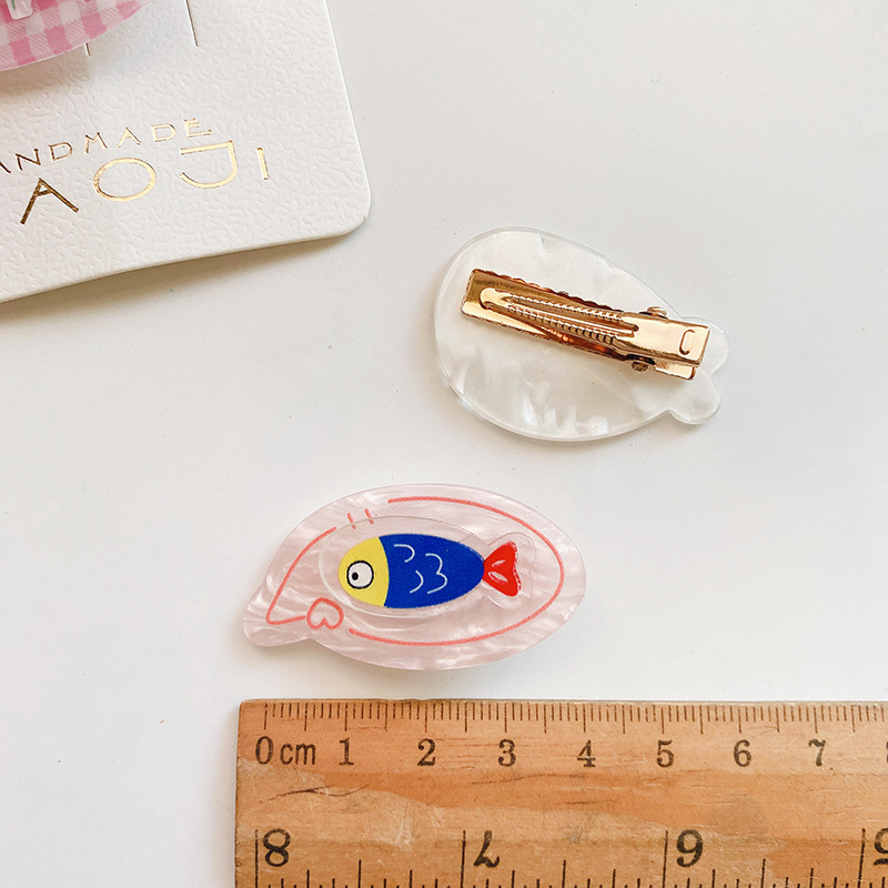 2022 nuovo 2 pz bambini forcine dolci nuvola fiore pesce forcine per ragazze clip di capelli per bambini Mini copricapo per bambini accessori per bambini
