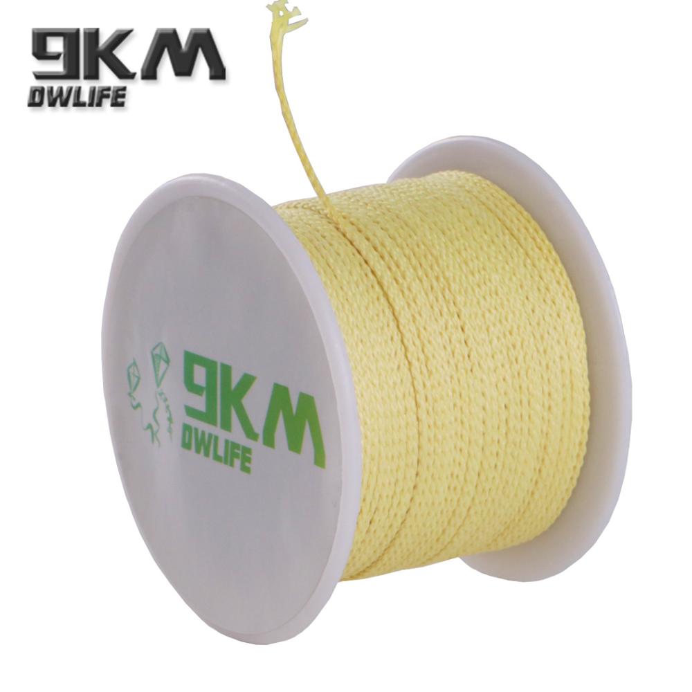 Línea de Kevlar trenzada con rollo, cuerda de 200 pies y 200lb para trabajo al aire libre, cometa de alta resistencia, cuerda voladora, línea de asistencia para pesca