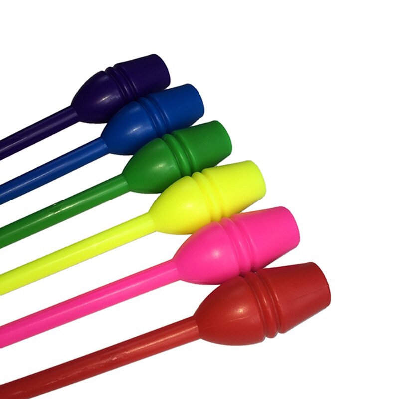 Multicolore rythmique gymnastique bar fitness rythme gymnastique bar compétition plastique entraînement cinq spécial 6 couleur 1 pièce