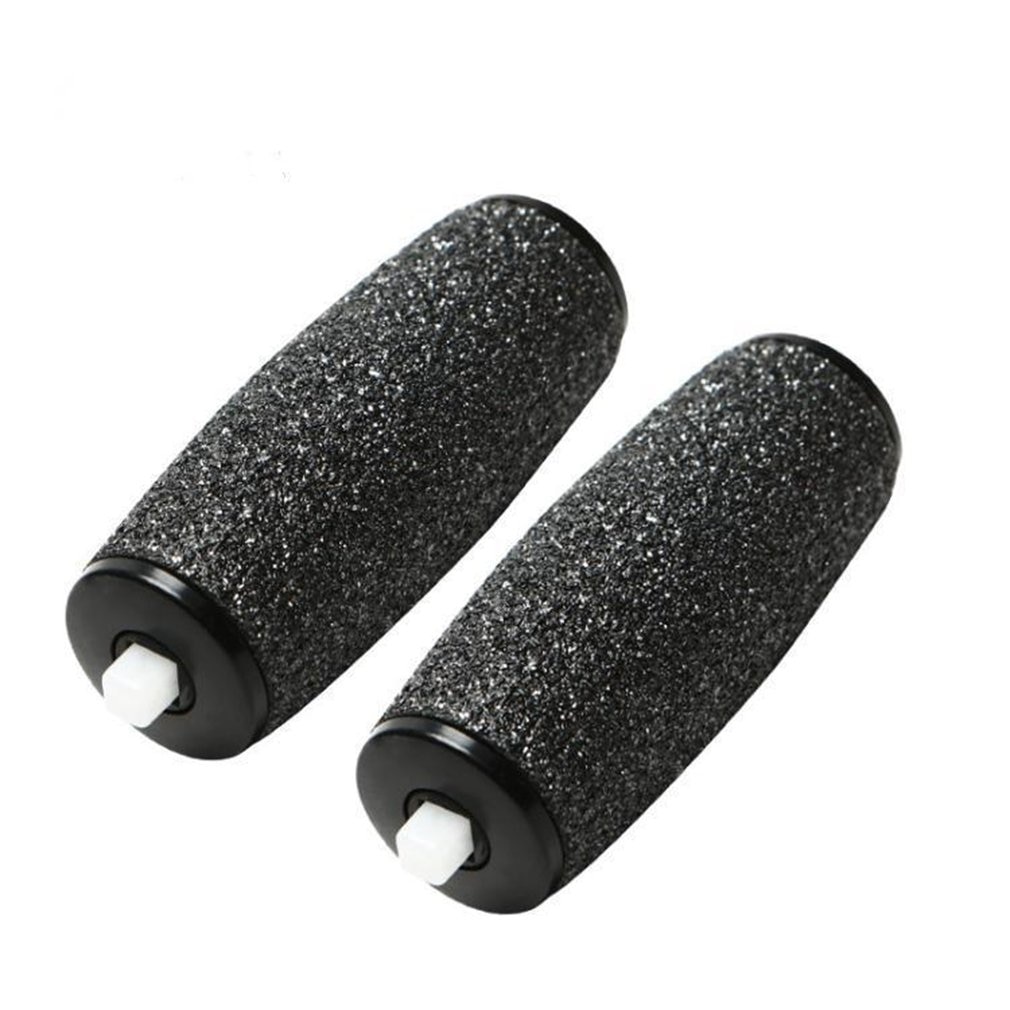 Replacement Roller Heads 2Pcs / Pair For Scholls Velvet Smooth Electric Foot File Express For Pedi Skin Remover