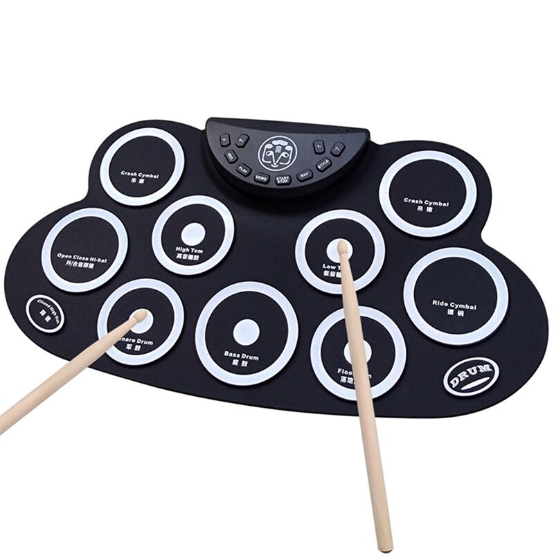 Droll Instruments Hand Roll Drum Portable Electronic Drum for Outdoo... – Grandado