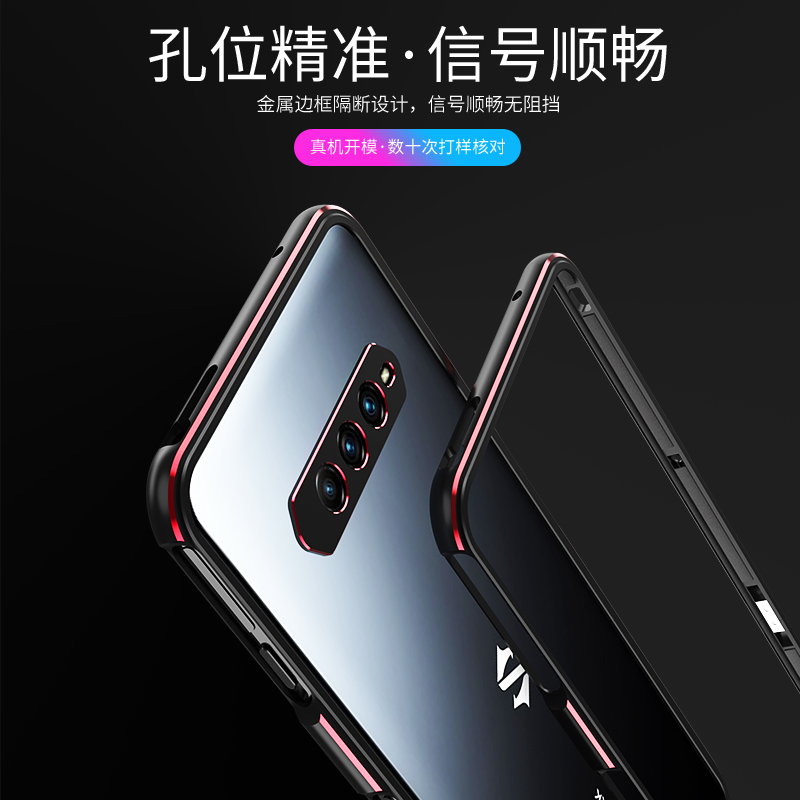 Aluminium Bumper Case Voor Black Shark 4 Pro Luxe Metalen Camera Lens Protector Voor Blackshark 4 Pro Metalen Telefoon Frame case