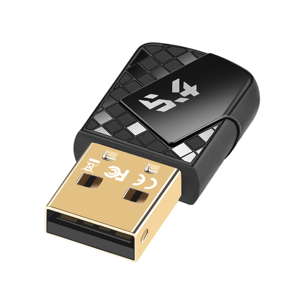 USB Bluetooth-Compatible 5.4 Dongle Adapter Bluetooth-Compatible Dongle Drive Free for PC Speaker Wireless Mouse Keyboard