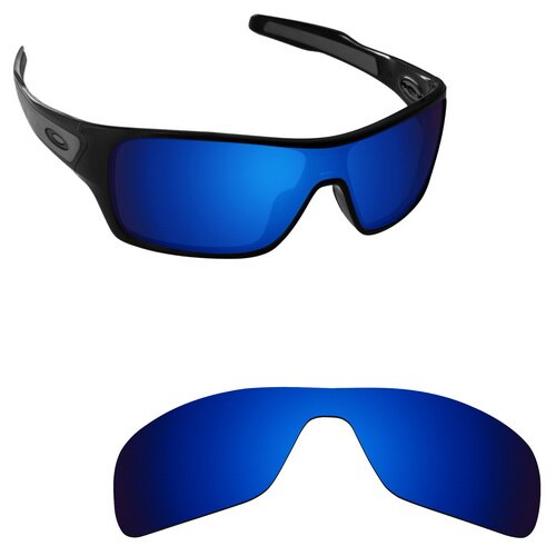 ToughAsNails Polarisierte Ersatz Linsen für Oakley Turbine Rotor Rahmen-Sorten: Midnight Blue