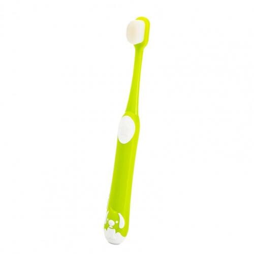 Kinderen Tandenborstel Cartoon Tand Zorg Pp Zuigeling Zachte Tandenborstel Voor Badkamer Baby Training Tandenborstel: green