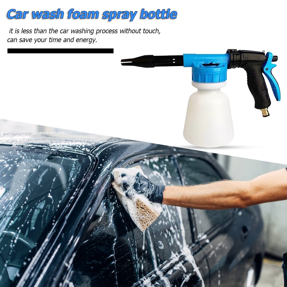 Low Pressure Washer Snow Cleaning Foam Nozzles Spray Lance Car Washing Soap Gun Adapter Adjustable Multi Foam Sprayer Accessorie
