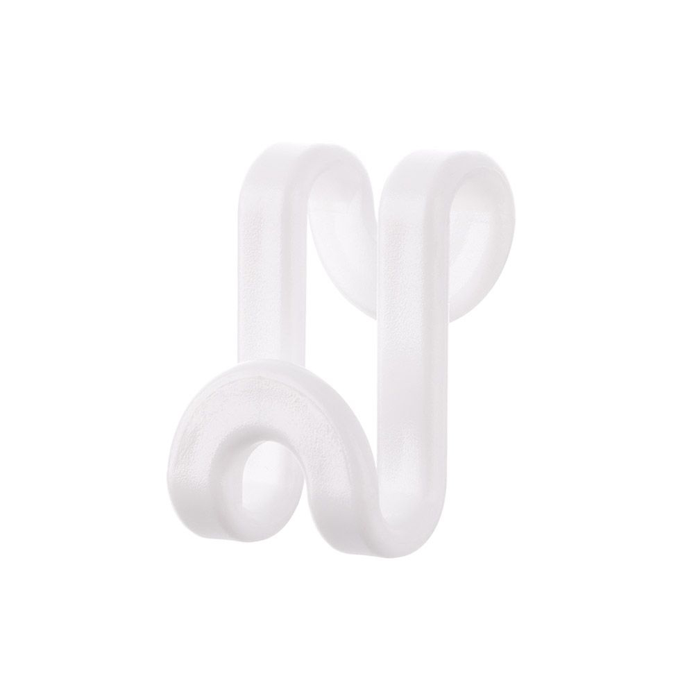 12Pcs Mini Clothes Hanger Connector Saving-Space Cascading Hook Wardrobe Closet Linking Hooks Wardrobe Cloakroom Accessories: 12PCS / white