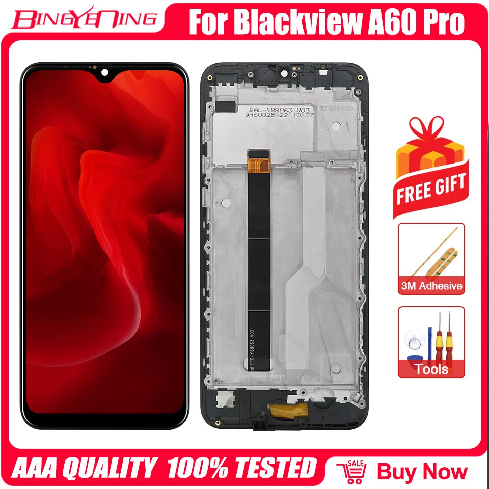 100% nowy oryginalny dla Blackview A10/A20/A20 Pro/A30/A60/A60 Pro/A80/A80 Pro/A8max montaż ekranu + zamienny zestaw ramy