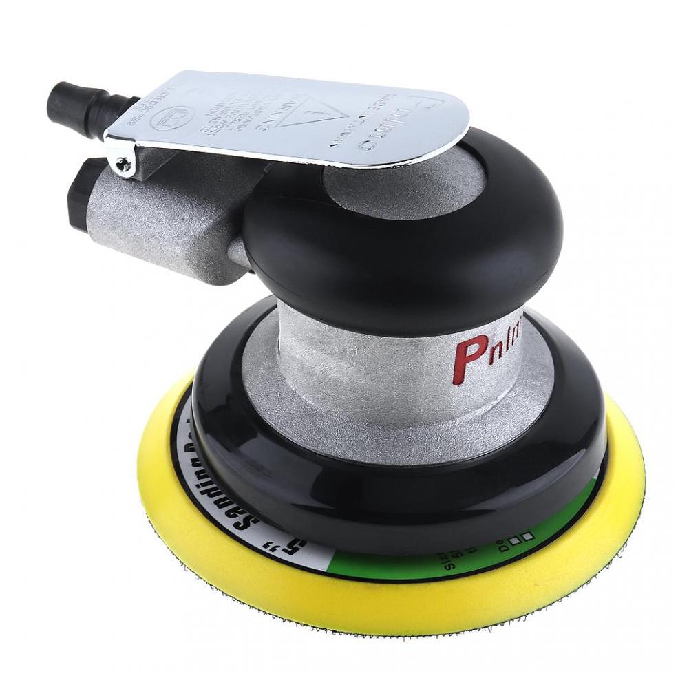 5 Inch Non-vacuum Matte Surface Circular Pneumatic Sandpaper Random Orbital Air Sander Polished Grinding Machine Hand Tools: Default Title