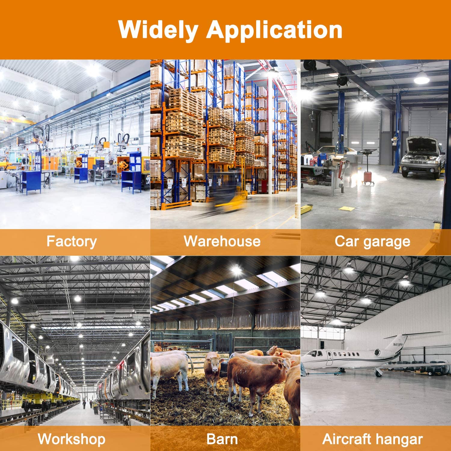 150W/300W E27 LED Garage Light Ceiling Lights Foldable LED High Bay Industrial Lamp For Garage Workshop Basement