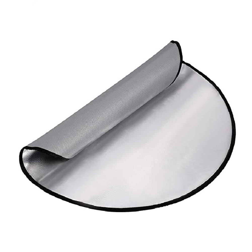 BBQ Fireproof Mat Fire Pit Mat Stove Fireproof Grill Mat Protect Your Deck Patio Lawn Or Campsite From Popping Embers: Default Title