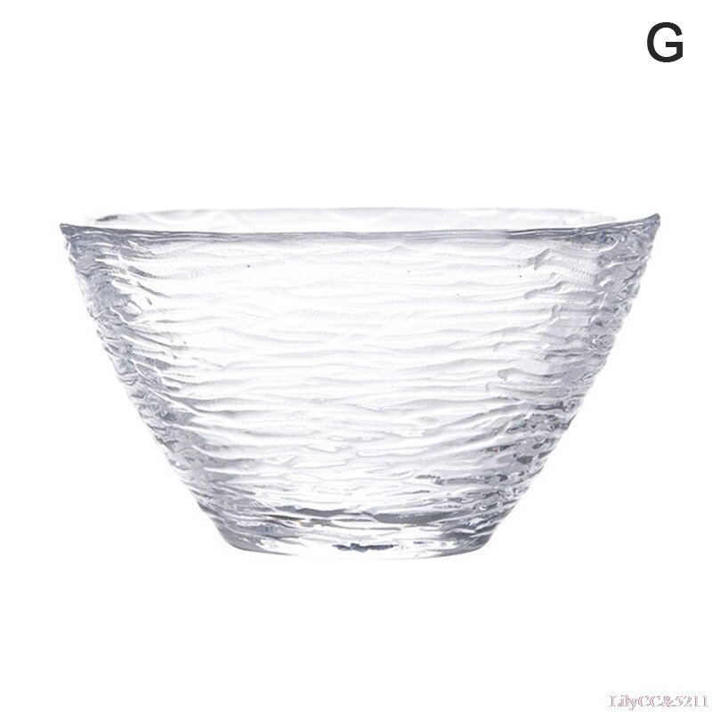 Taza de vidrio resistente al calor, vaso de Sake de estilo japonés hecho a mano, martillado pequeño, , 1 ud.: G