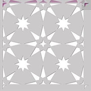 Plantilla para pintura de Mandala artesanal, madera, tela, arte en las paredes, álbum de recortes estampado, tarjetas de papel de grabado: 15x15CM